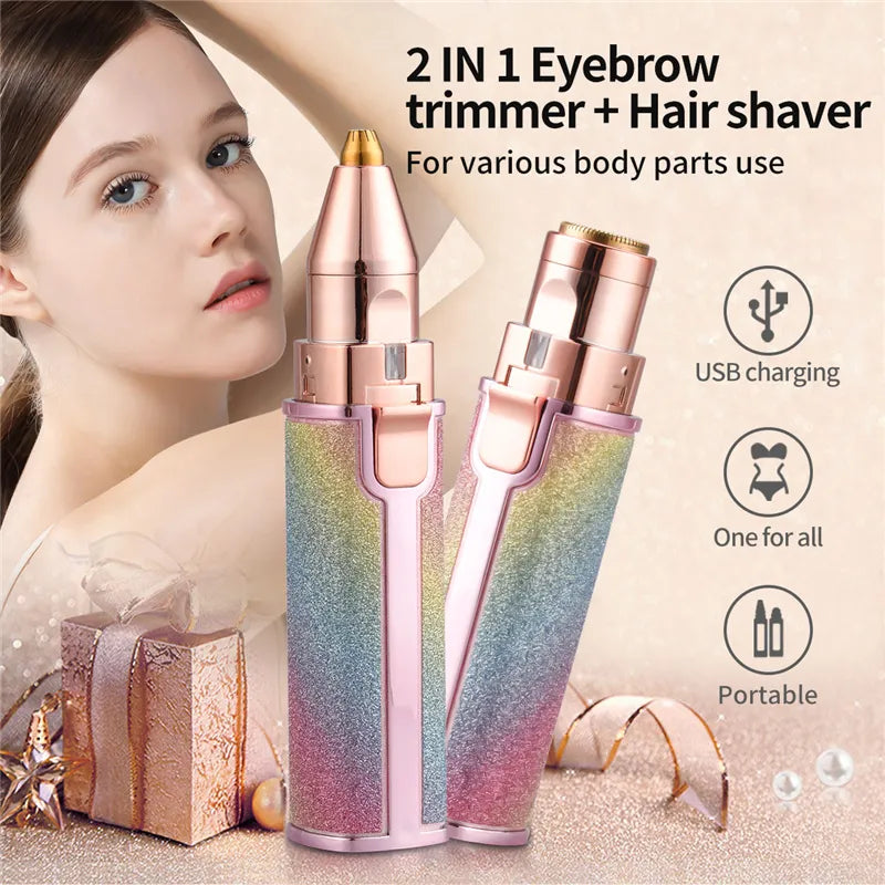 2 in 1 Hair Remover Trimmer
